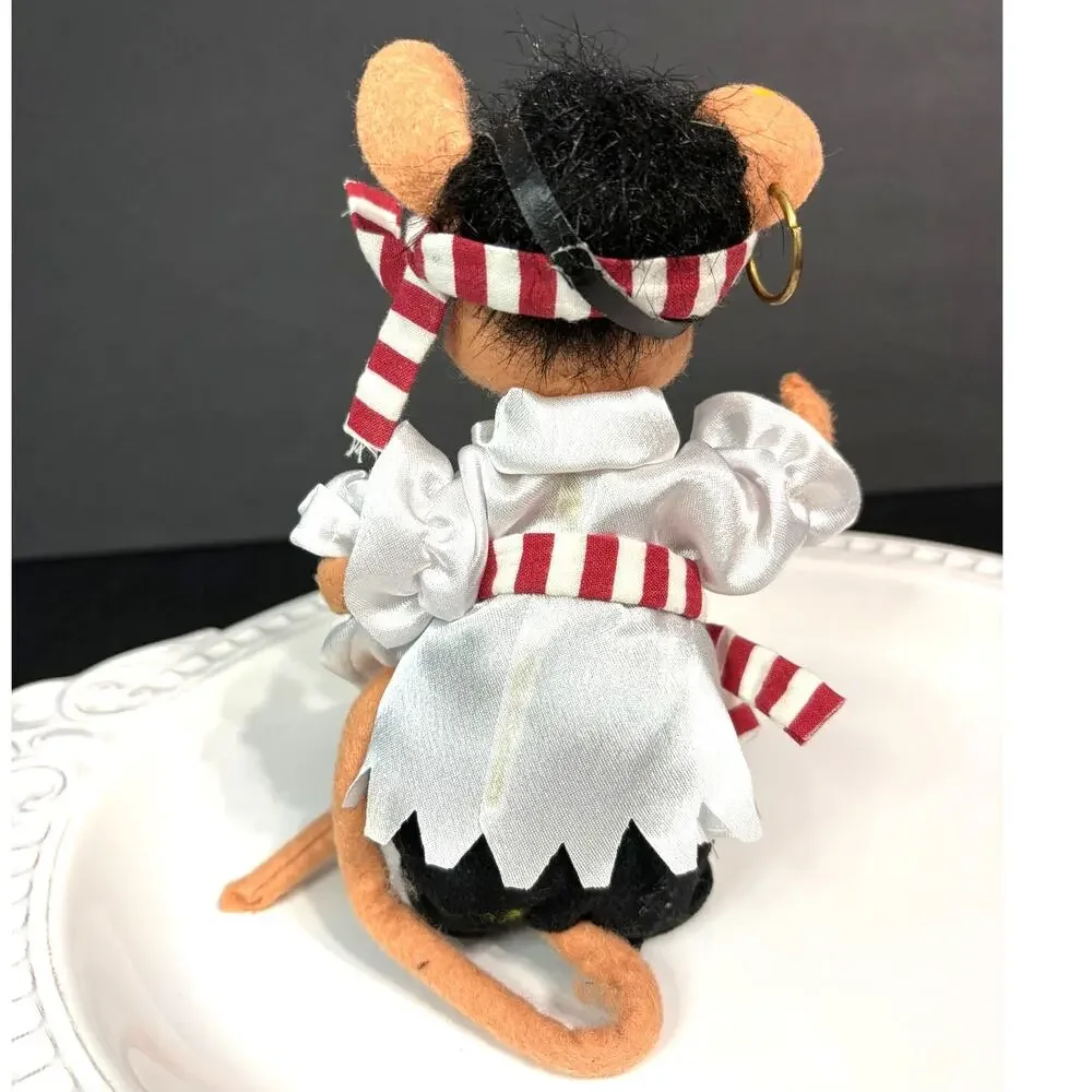 Annalee 2008 Pirate Halloween Costume Mouse 6 inch